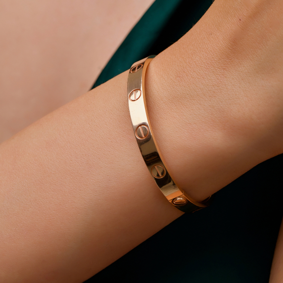 Золотой браслет &amp;quot;Любовь&amp;quot; - 2