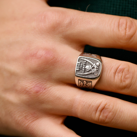 Серебряное кольцо &amp;quot;Свобода&amp;quot; - 3