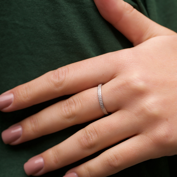 Срібна каблучка &amp;quot;Блиск&amp;quot; - 5