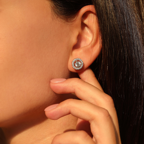 Серебряные пусеты - 1