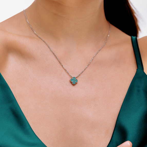 Серебряный колье &amp;quot;Cloveria&amp;quot; - 1