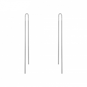 Серебряные серьги "Цепочка"