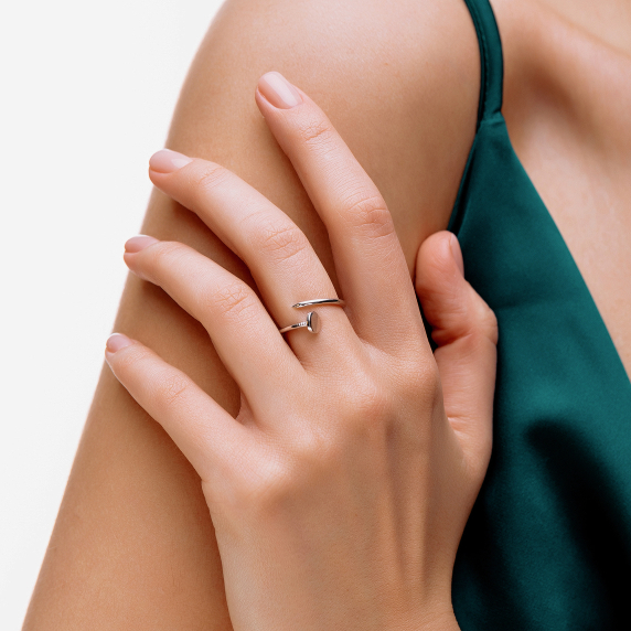 Серебряное кольцо &amp;quot;Гвоздь&amp;quot; - 3