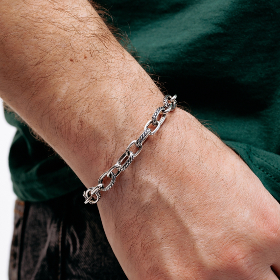 Серебряный браслет &amp;quot;Вектор&amp;quot; - 1