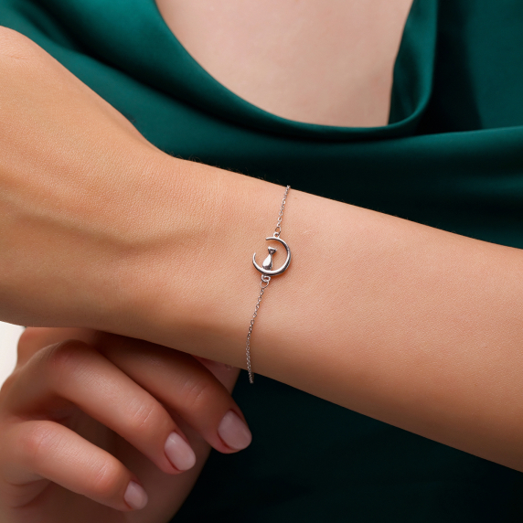 Срібний браслет &amp;quot;Місяць&amp;quot; - 4