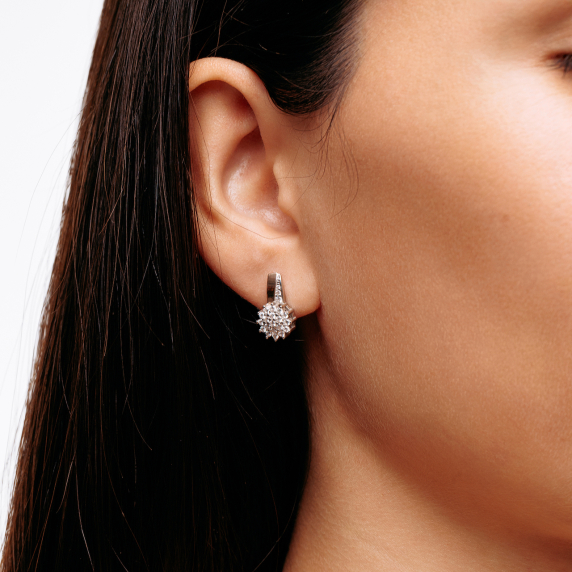 Серебряные серьги - 1