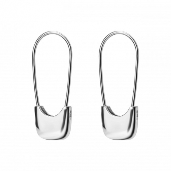 Серебряные серьги &amp;quot;Булавка&amp;quot; - 4