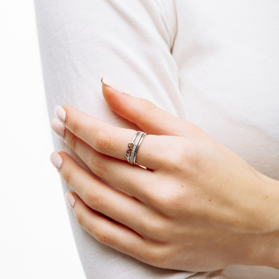 Срібна каблучка "Кохання" - 2 Срібна каблучка "Кохання" - 2