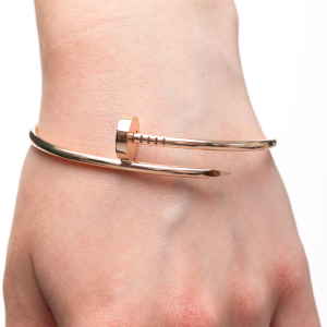 Золотой браслет "Гвоздь"