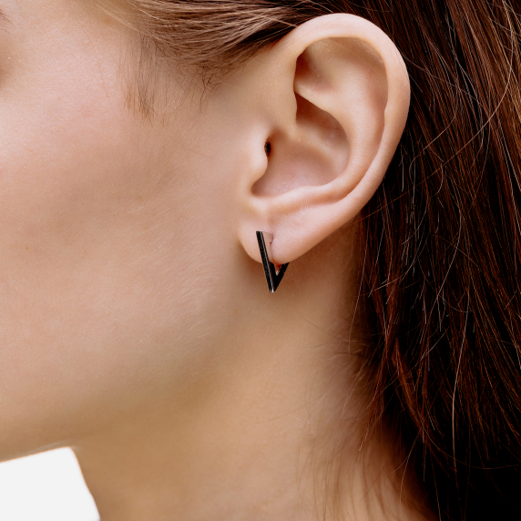 Серебряные серьги &amp;quot;Масон&amp;quot; - 3