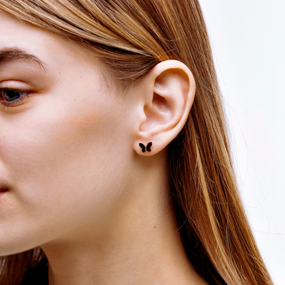 Золоті пусети “Метелик” - 5