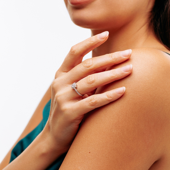 Срібна каблучка "Квітка" - 3 Срібна каблучка "Квітка" - 3