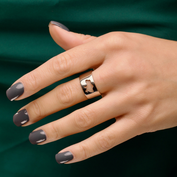 Серебряное кольцо "Украина" - 3 Серебряное кольцо "Украина" - 3