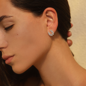 Серебряные пусеты