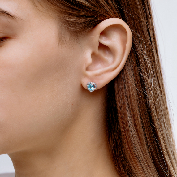 Срібні сережки &amp;quot;Серце&amp;quot; - 1