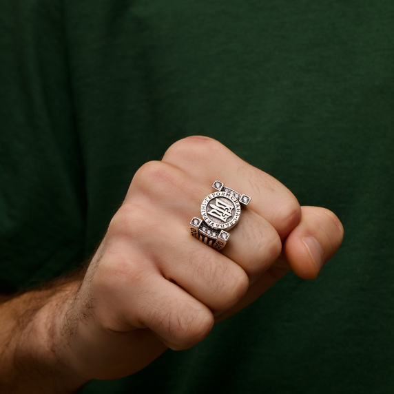 Срібний перстень &amp;quot;Тризуб&amp;quot; - 4