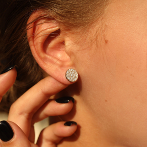 Серебряные пусеты