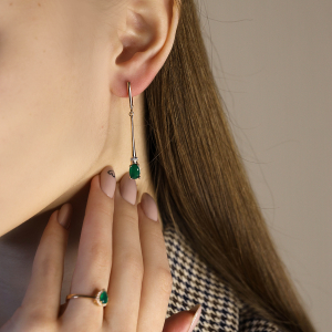 Золотые серьги