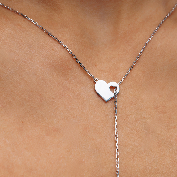 Срібне кольє &amp;quot;Серце&amp;quot; - 2