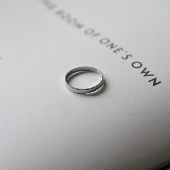 Серебряное кольцо &amp;quot;Обручальное&amp;quot; - 4