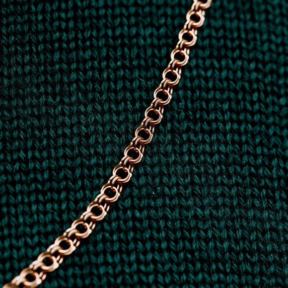 Золотая цепочка "Бисмарк" - 2 Золотая цепочка "Бисмарк" - 2