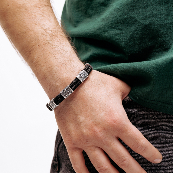 Срібний браслет &amp;quot;Шість Святих&amp;quot; - 6