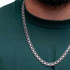 Срібний ланцюг "Подвійний якір"