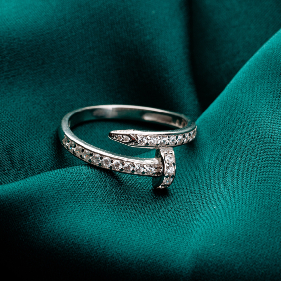 Срібна каблучка "Цвях" - 9 Срібна каблучка "Цвях" - 9