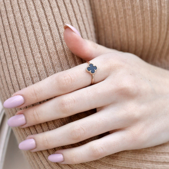 Золота каблучка &amp;quot;Cloveria&amp;quot; - 7