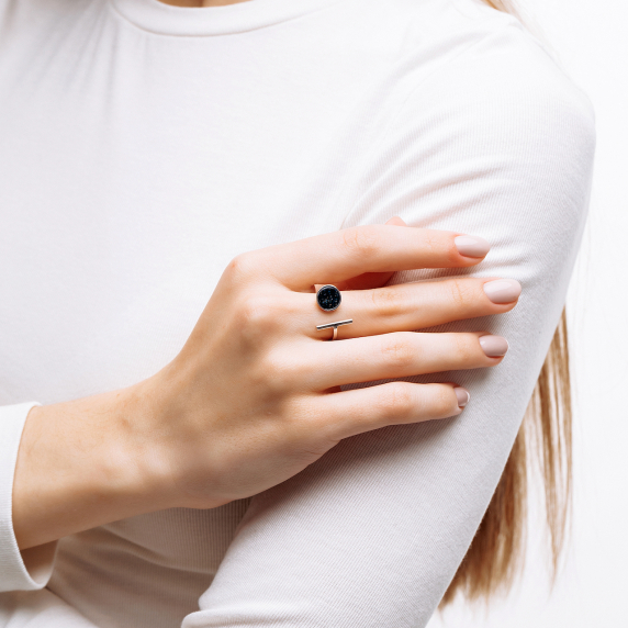 Серебряное кольцо - 5