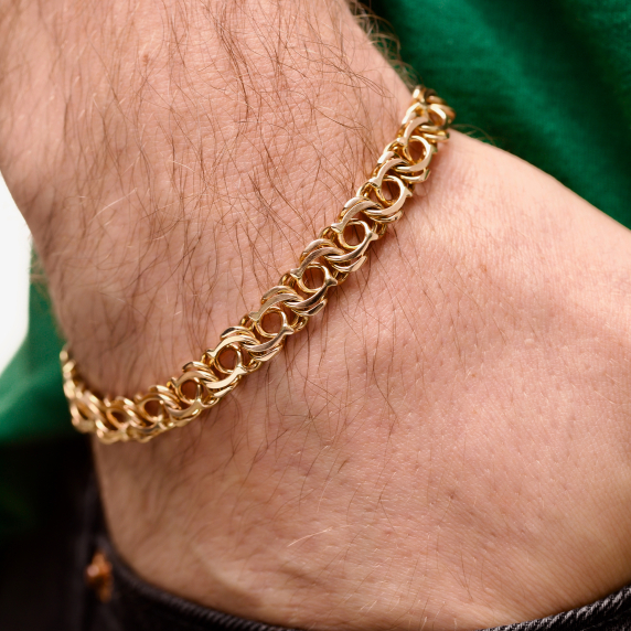 Золотой браслет &amp;quot;Арабский бисмарк&amp;quot; - 1