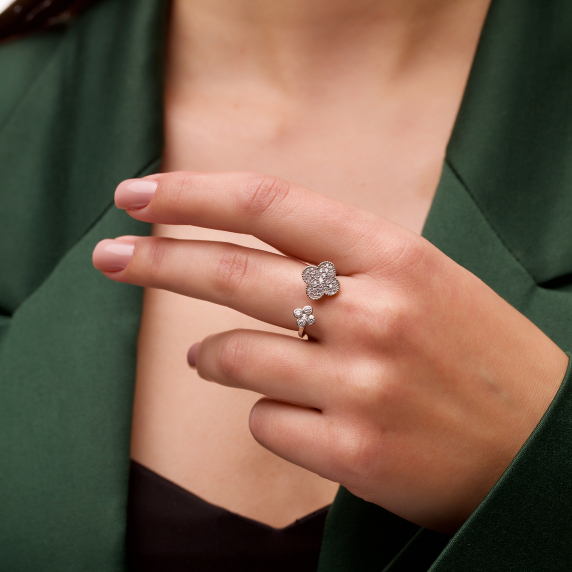 Серебряное кольцо &amp;quot;Cloveria&amp;quot; - 4