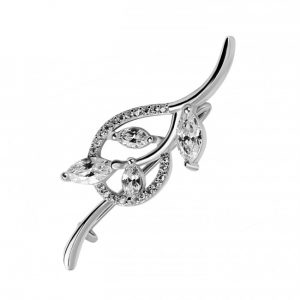 Серебряная брошь