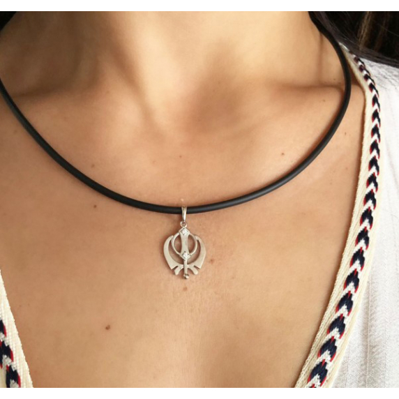 Срібна підвіска &amp;quot;Кханда йога&amp;quot; - 2