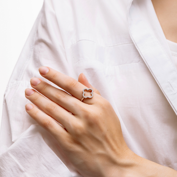 Серебряное кольцо &amp;quot;Cloveria&amp;quot; - 3