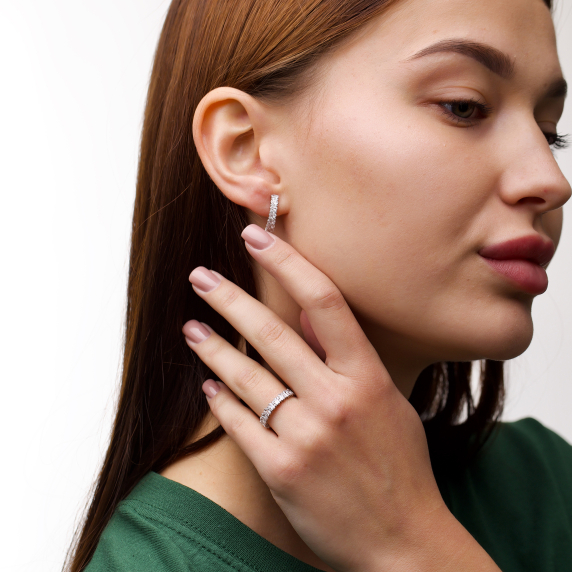 Серебряные серьги - 4