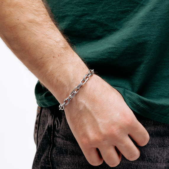 Серебряный браслет &amp;quot;Вектор&amp;quot; - 5