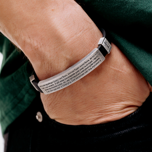 Срібний браслет "Молитва"