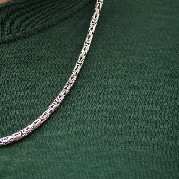 Серебряная цепочка &amp;quot;Лисий хвост&amp;quot; - 3