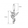 Срібна підвіска "Ангел" - 2 Срібна підвіска "Ангел" - 2
