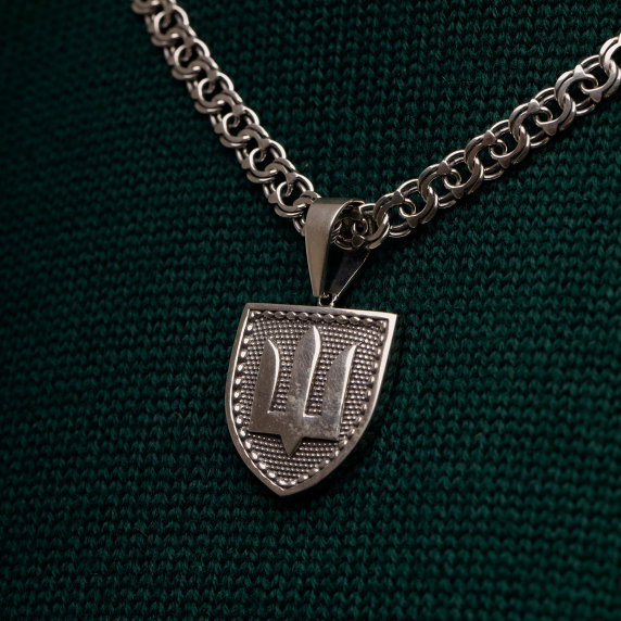 Серебряный подвес &amp;quot;Герб Украины&amp;quot; - 2