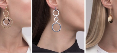 Чудові прикраси для жінок з трикутним типом обличчя