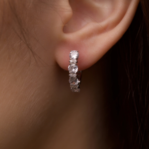 Серебряные сережки