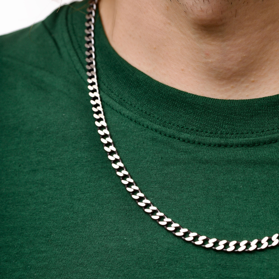 Серебряная цепочка &amp;quot;Панцырь&amp;quot; - 4