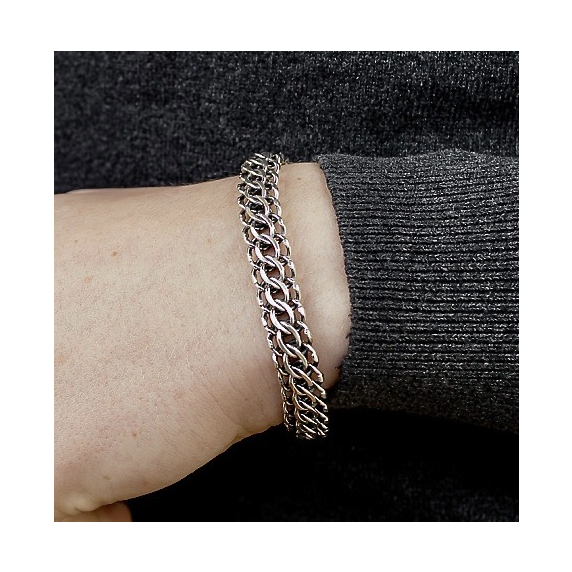 Серебряный браслет &amp;quot;Питон&amp;quot; - 1