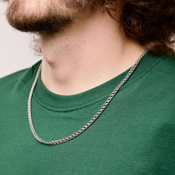 Срібний ланцюг &amp;quot;Бісмарк круглий&amp;quot; - 4