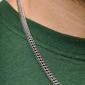 Серебряная цепочка "Питон"