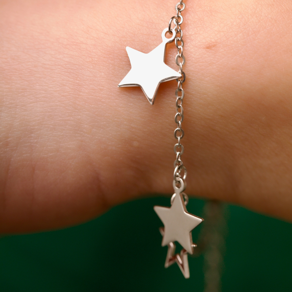 Срібний браслет &amp;quot;Зірки&amp;quot; - 2