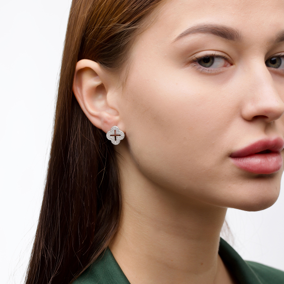 Срібні сережки &amp;quot;Cloveria&amp;quot; - 4