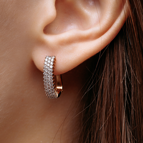 Золотые серьгие - 3